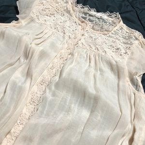 Vintage beige faith 21 blouse